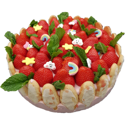 Charlotte aux fraises